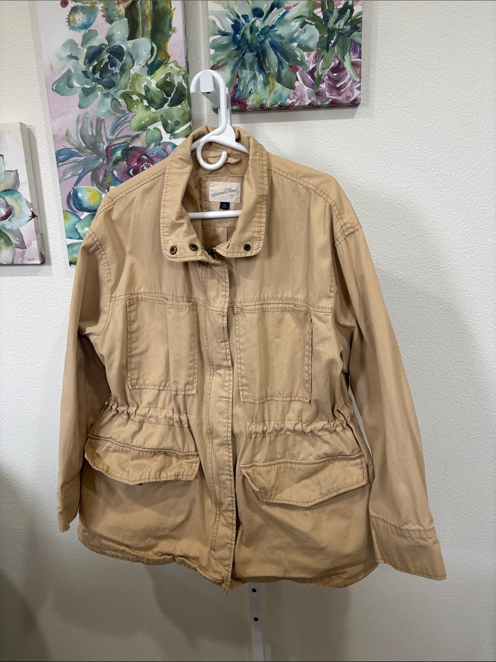 Universal Threads Women's Tan Utility Jacket